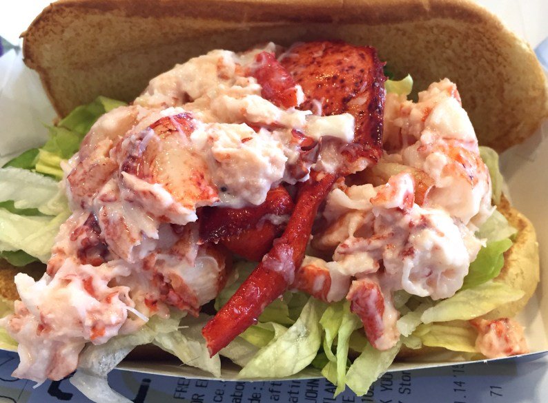 In all its glory, the McDonald's lobster roll