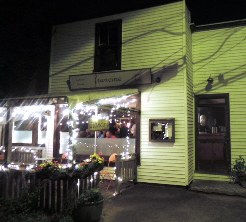 Francine Bistro at night