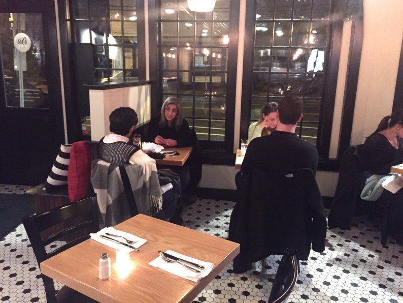 The charming dining room at Isa