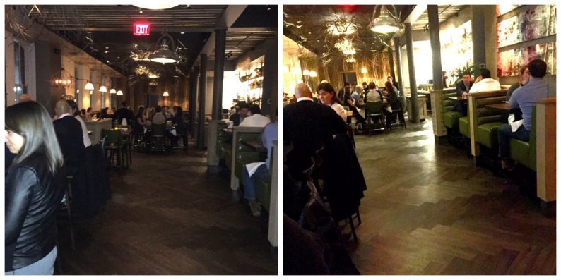 The bar and dining room at Banyan