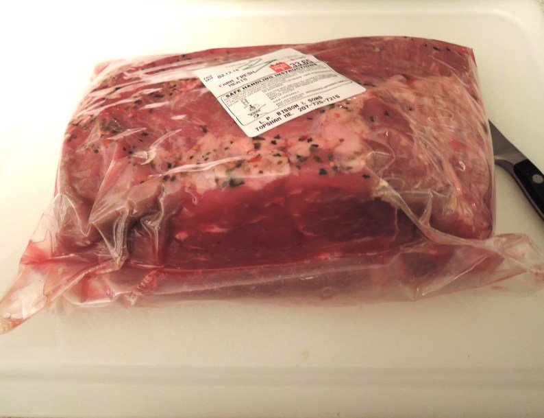 Since this is a work in progress, here is the corned beef (from Bisson's) that I will make tomorrow