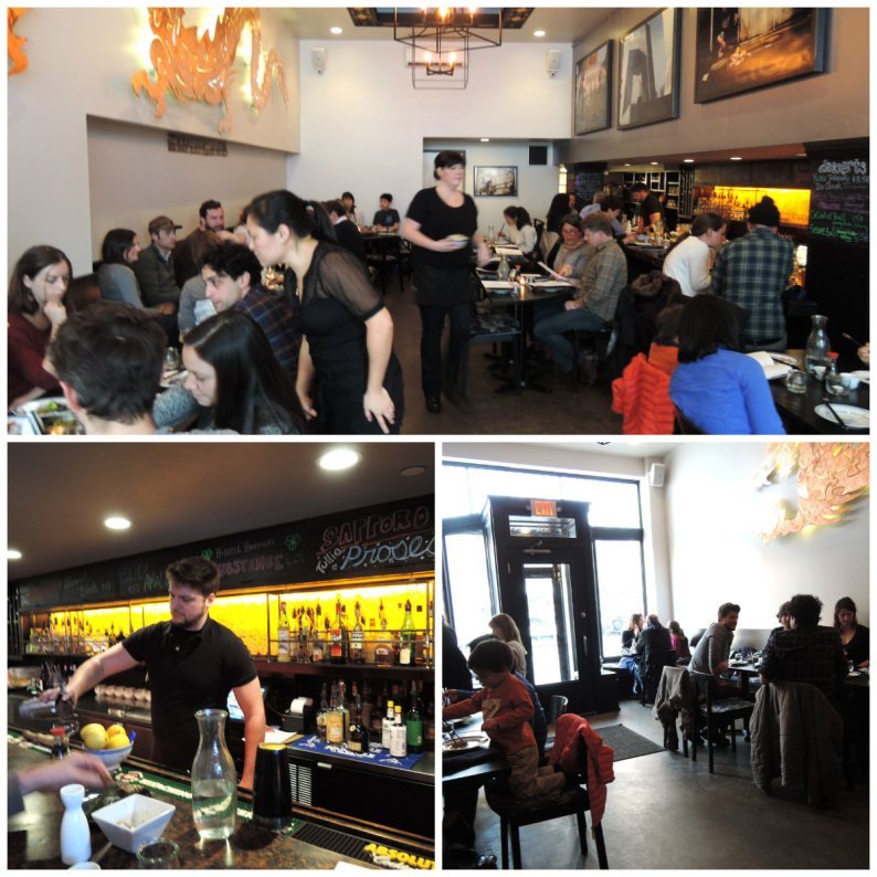 Quite a crowd convened at Bao Bao to sample Cooke's fine Asian fusion menu