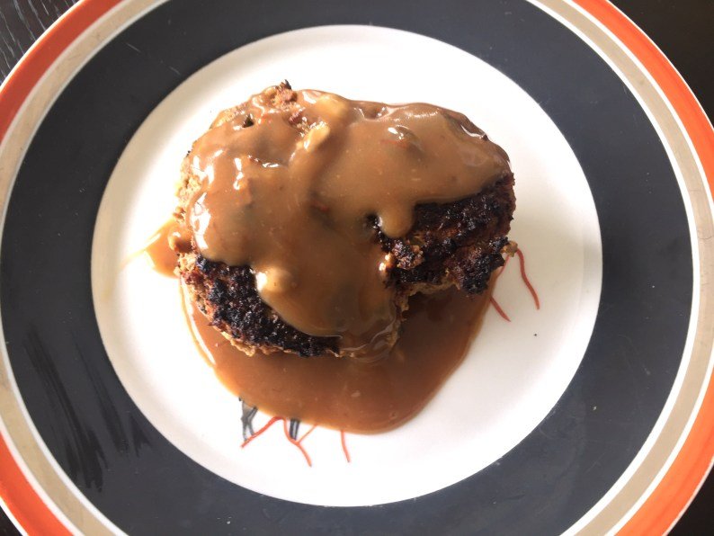 Salisbury steak with mushroom gravy