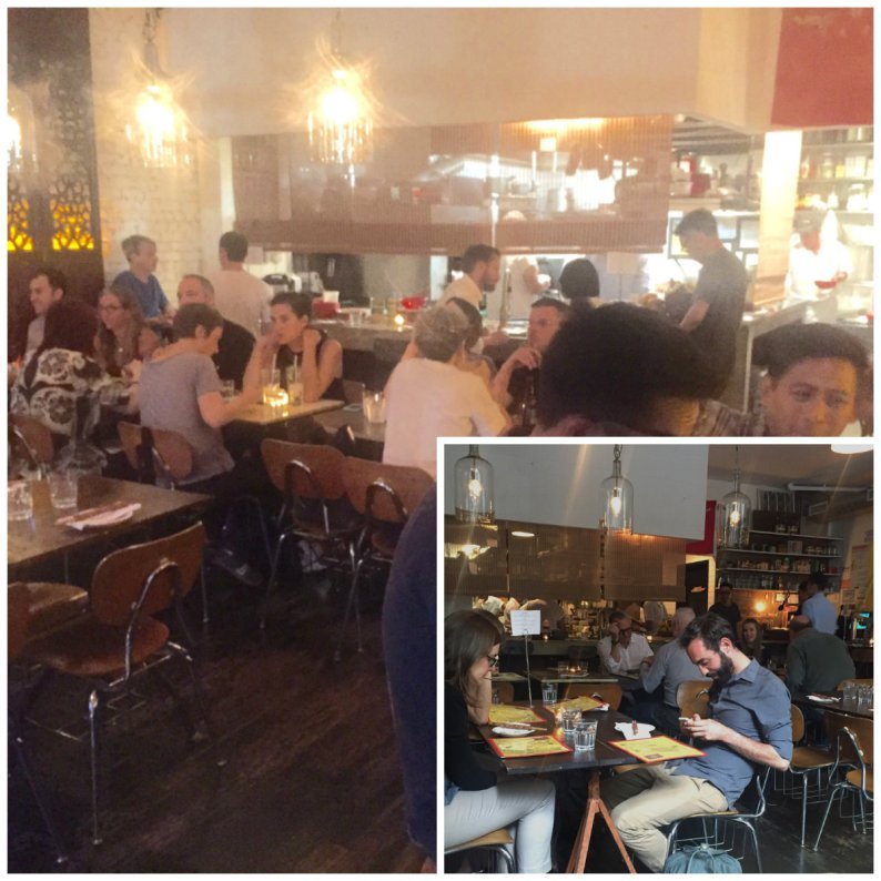 The dining room at Chomp Chomp on Cornelia Street