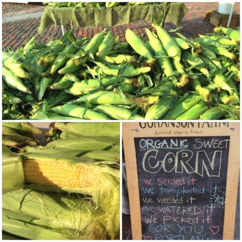 Corn at the Portland Farmer's Market