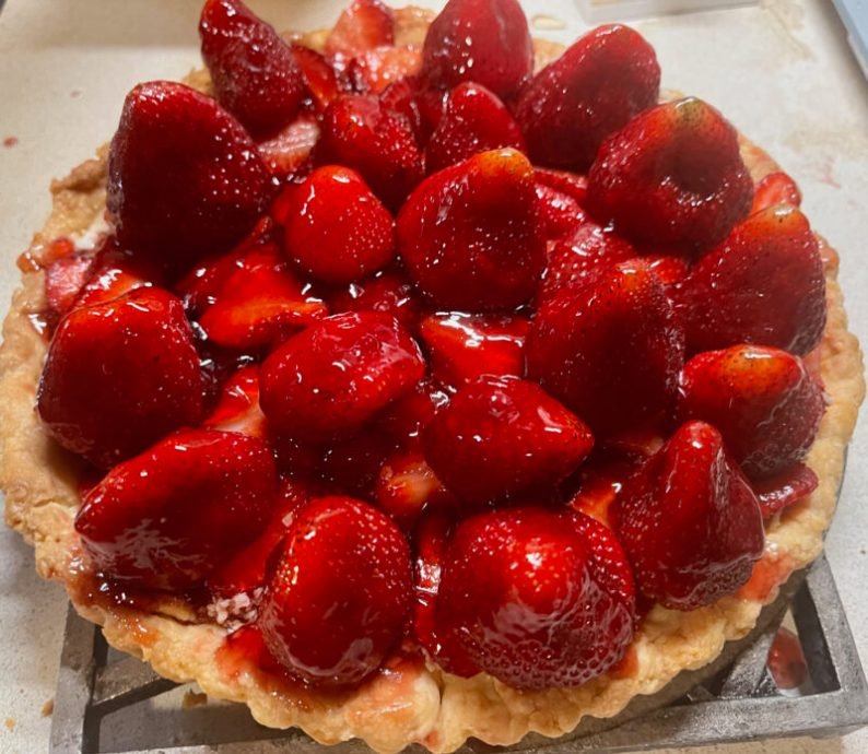 Double Strawberry Tart